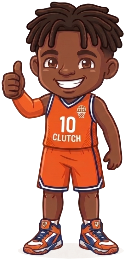 Clutch basketball mascot